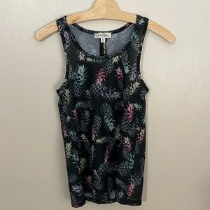 NWOT Jessica Simpson Pinapple Tank. XS